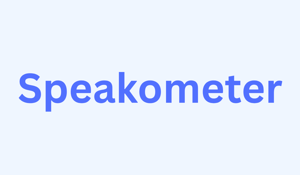 Speakometer