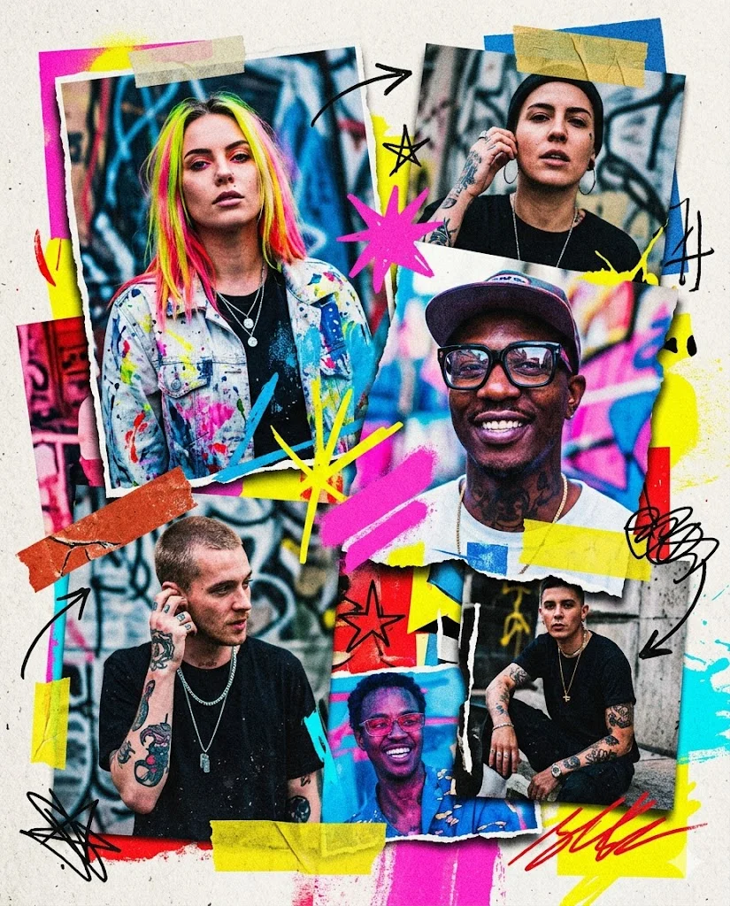 Creative Pop-Art Collage
