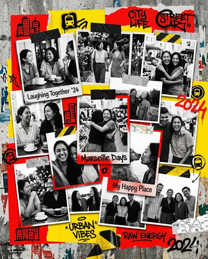 Bold Urban Street Collage