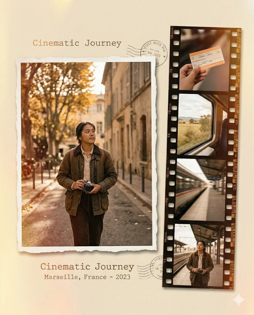 Cinematic Film Strip Story