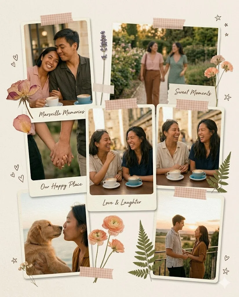 Romantic Floral Scrapbook