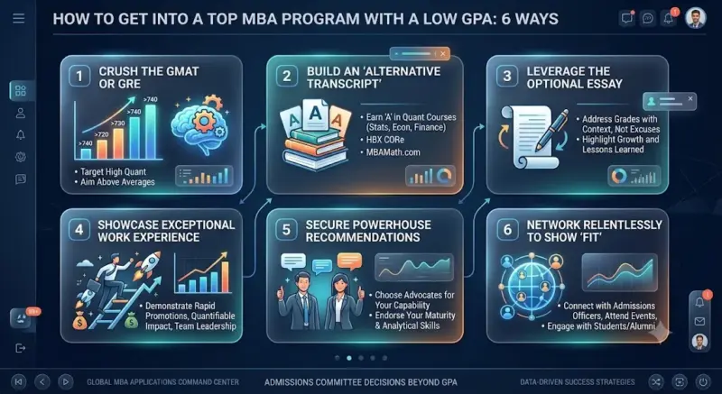 How to Get Into a Top MBA Program with a Low GPA: 6 Ways