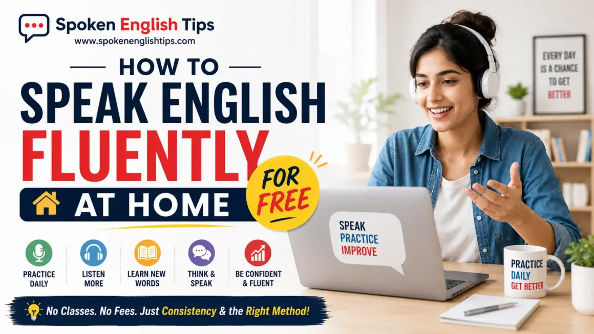 How to Speak English Fluently at Home for Free