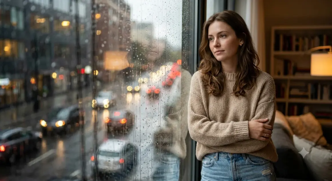 Rainy Day Window Portrait