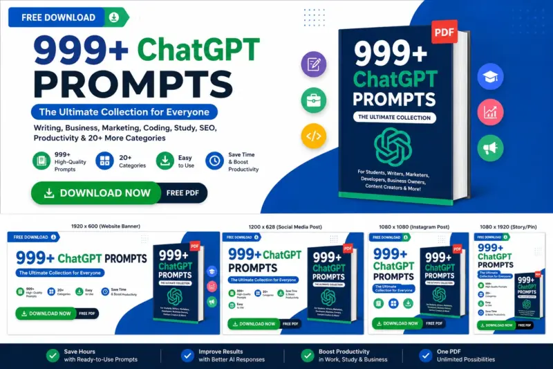 999+ Secret Premium ChatGPT Prompts | Download Free ChatGPT Prompts