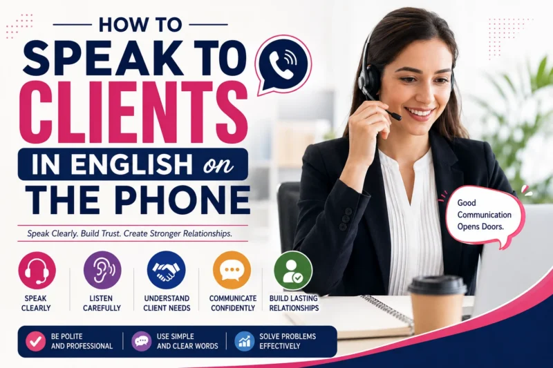 How to Speak to Clients in English on the Phone