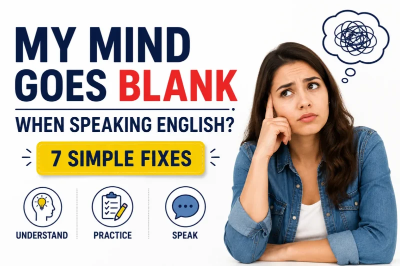 My Mind Goes Blank When Speaking English
