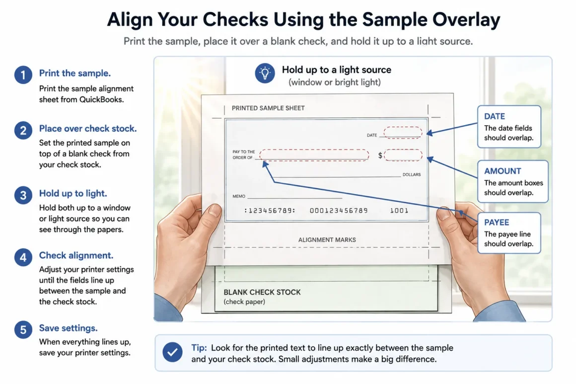 How to Write a Check in QuickBooks Online Standard QuickBooks checks with three per page compared with voucher checks and stubs