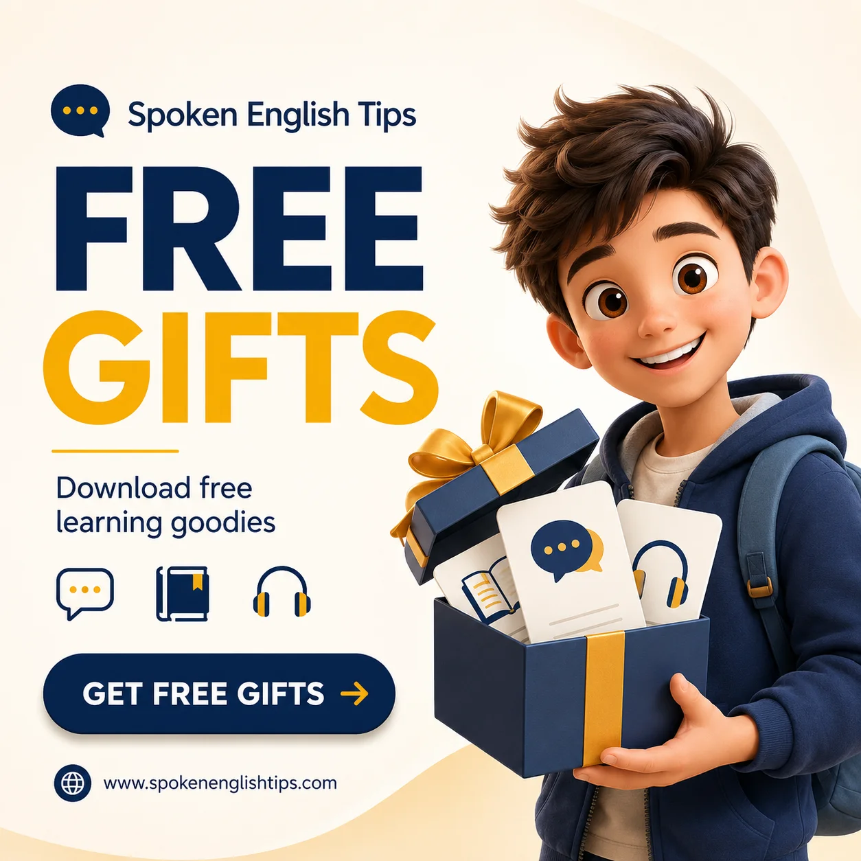 spoken english tips free gifts