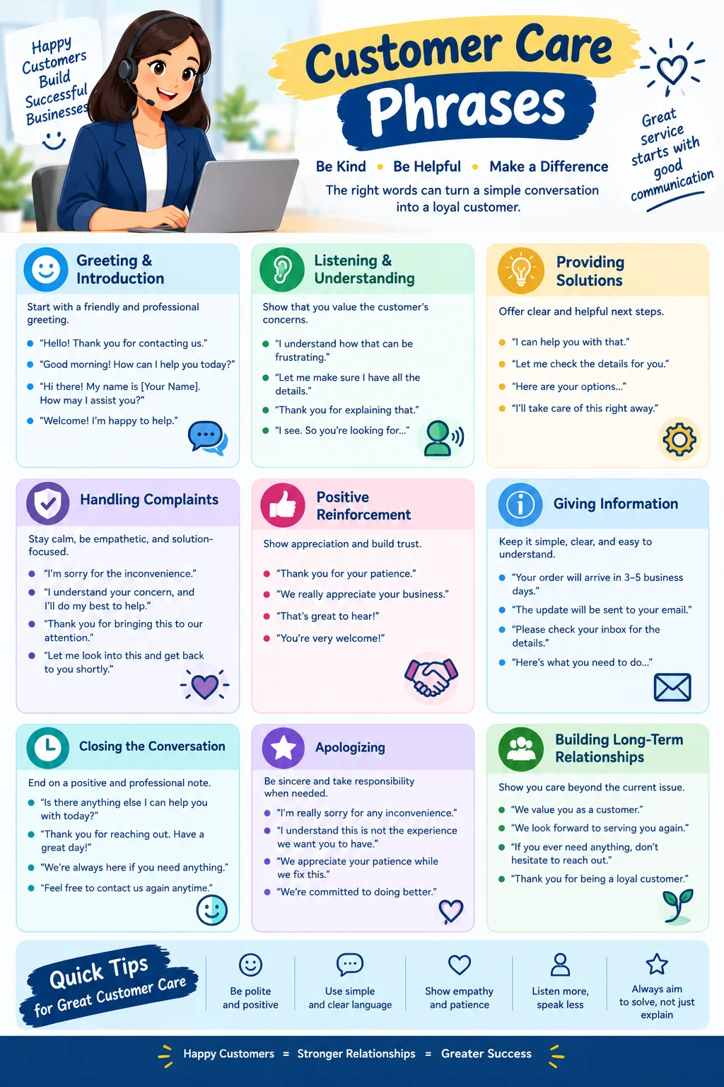 Customer Care Phrases: 30 Helpful Scripts for Any Situations Customer Care Phrases: 30 Helpful Scripts for Any Situations