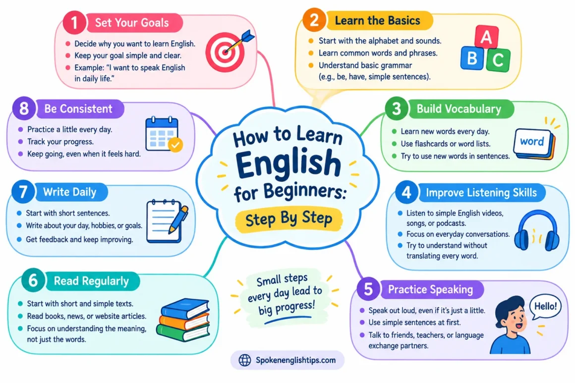 How to Learn English for Beginners: Step By Step How to Learn English for Beginners: Step By Step