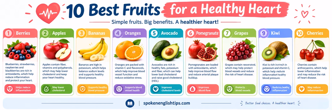 10 Best Fruits for a Healthy Heart 10 Best Fruits for a Healthy Heart