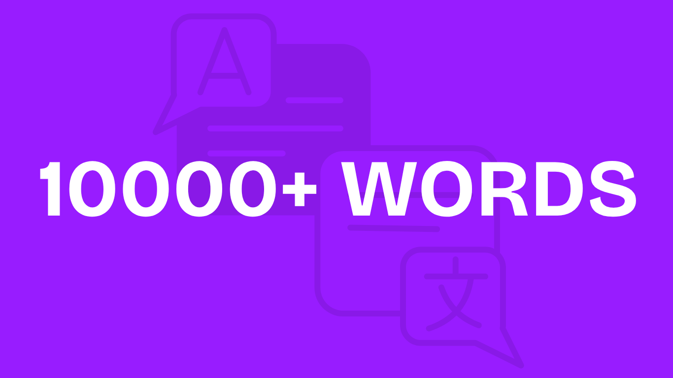 10000 Most Used Words in English