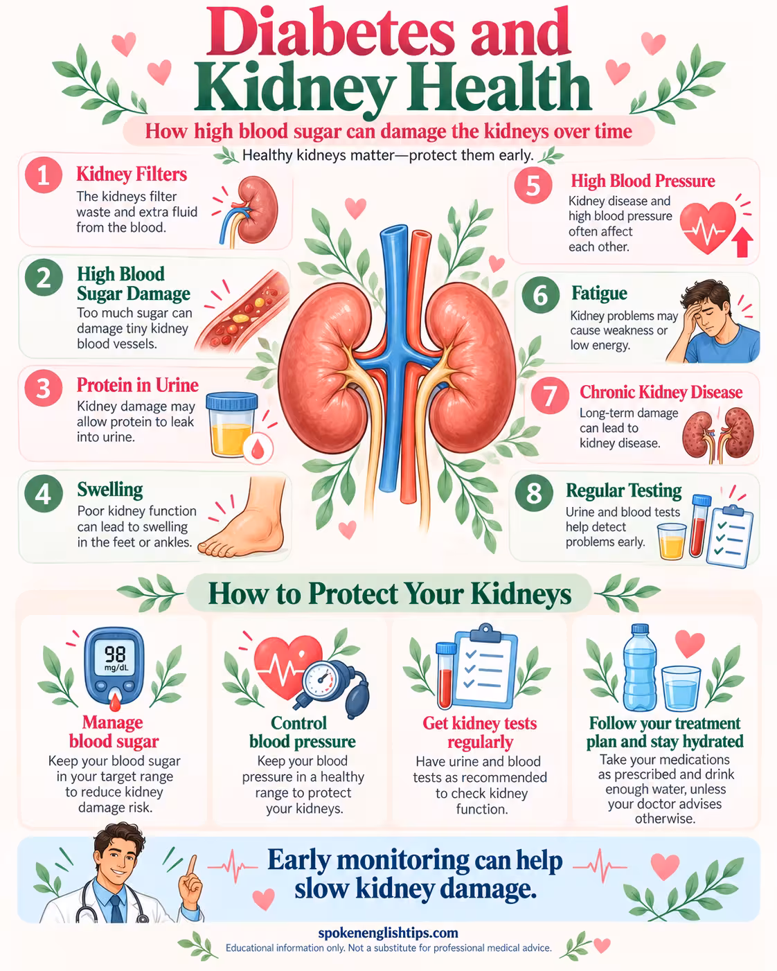 7+ Diabetes Symptoms and Health Infographics Diabetes and kidney Health