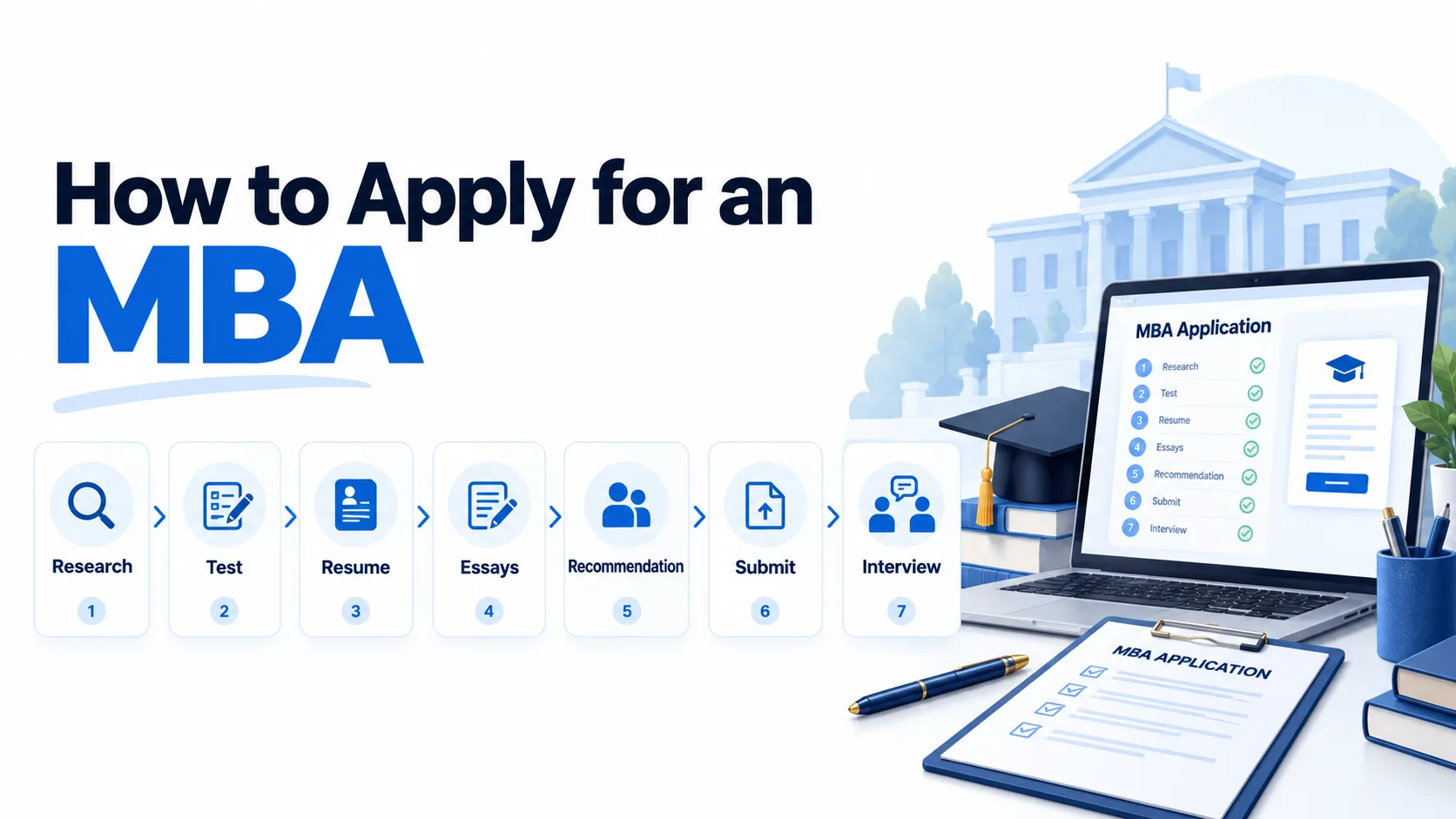 How to Apply for an MBA: Step-by-Step Application Guide How to Apply for an MBA: Step-by-Step Application Guide